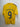 Bagsiden af en gul Farnerud Brøndby hjemme M fodboldtrøje med navnet Farnerud og nummer 9 i blå.
