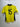 Bagsiden af en gul Thygesen Brøndby hjemme 2010/12 164 cm fodboldtrøje med nummer 15.